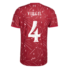 Liverpool VIRGIL #4 Domov Fotbalový dres 2026/27 - verze pro hráče - UCL