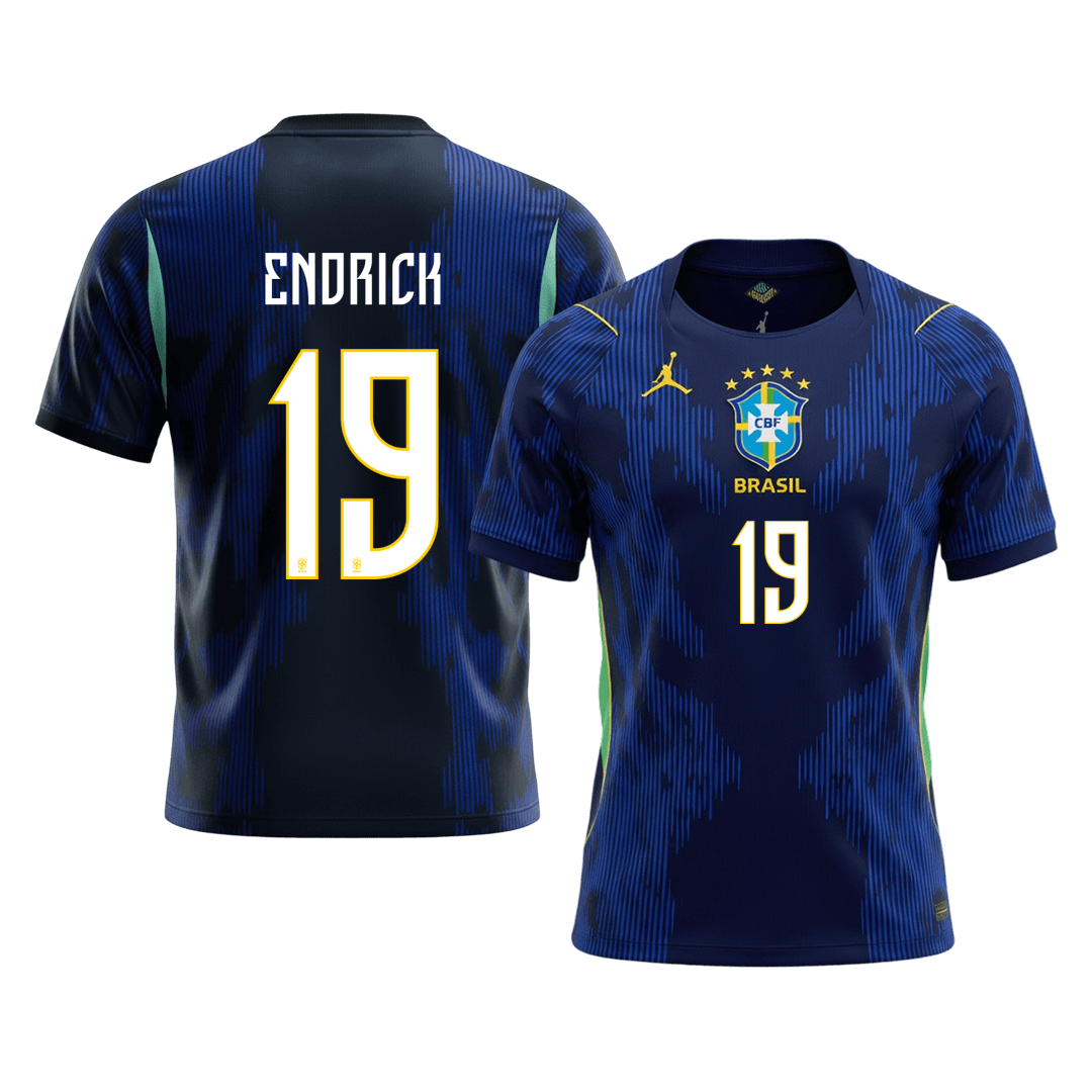 Pánské Brazil ENDRICK #19 Pryč Fotbalový dres Mistrovství světa 2026