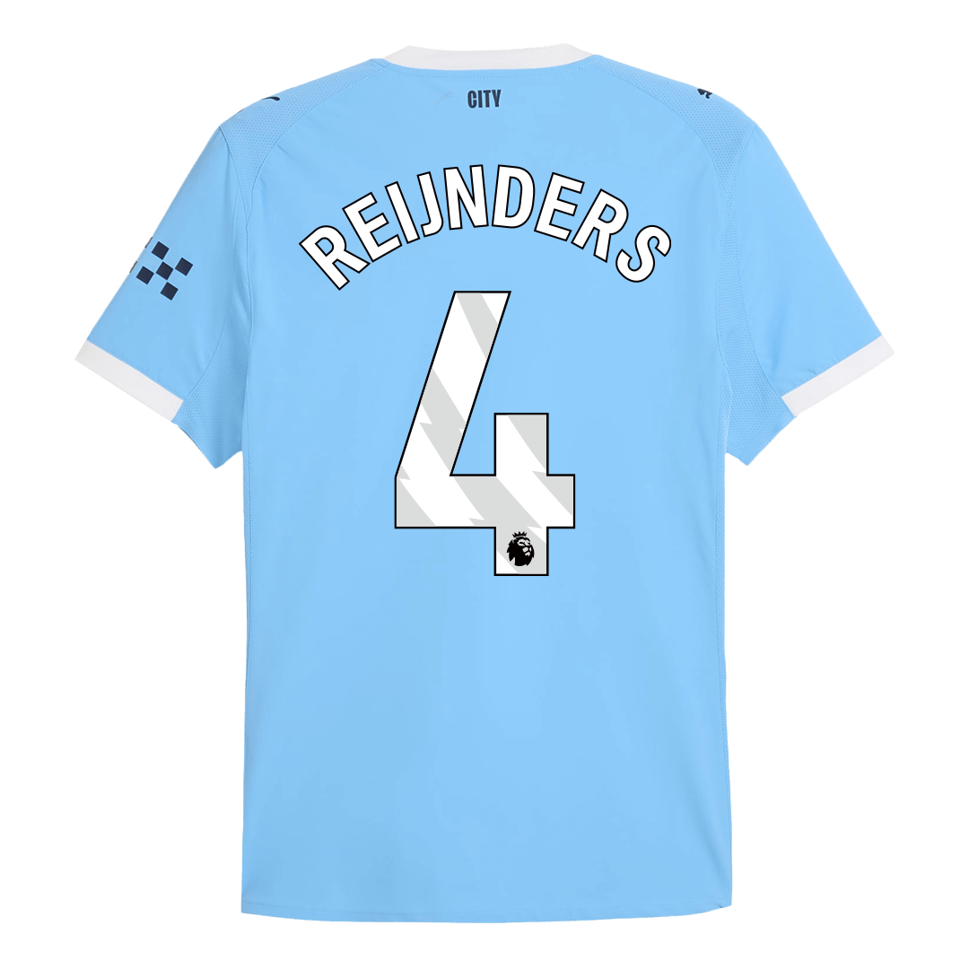 Manchester City REIJNDERS #4 Domov Fotbalový dres 2025/26 - verze pro hráče