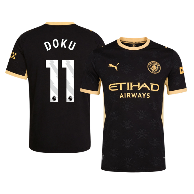 Manchester City DOKU #11 Pryč Fotbalový dres 2026/27 - verze pro hráče