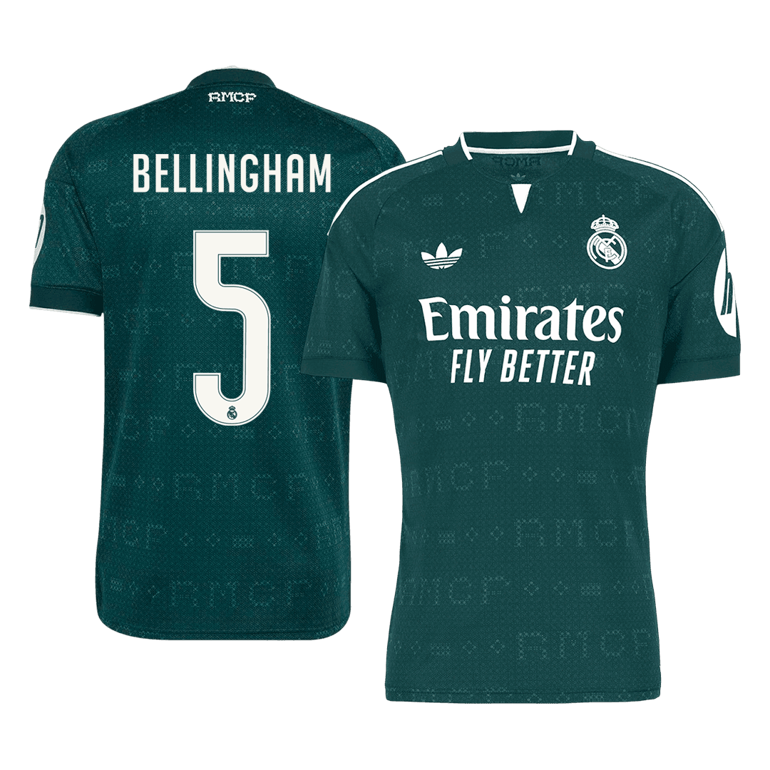 Pánské Real Madrid BELLINGHAM #5 Pryč Fotbalový dres 2026/27