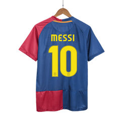 Barcelona MESSI #10 Home Retro Football Jersey 2008/09 - UCL Final