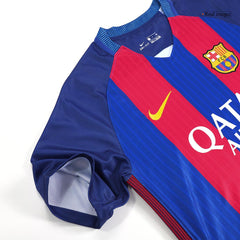 Barcelona MESSI #10 Domov Retro fotbalový dres 2016/17