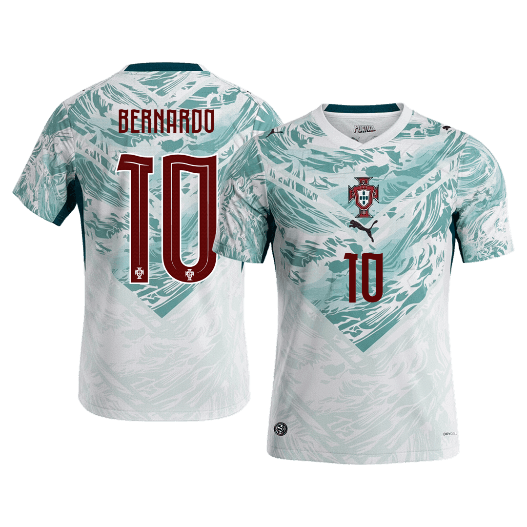 Pánské Portugal BERNARDO #10 Pryč Fotbalový dres Mistrovství světa 2026