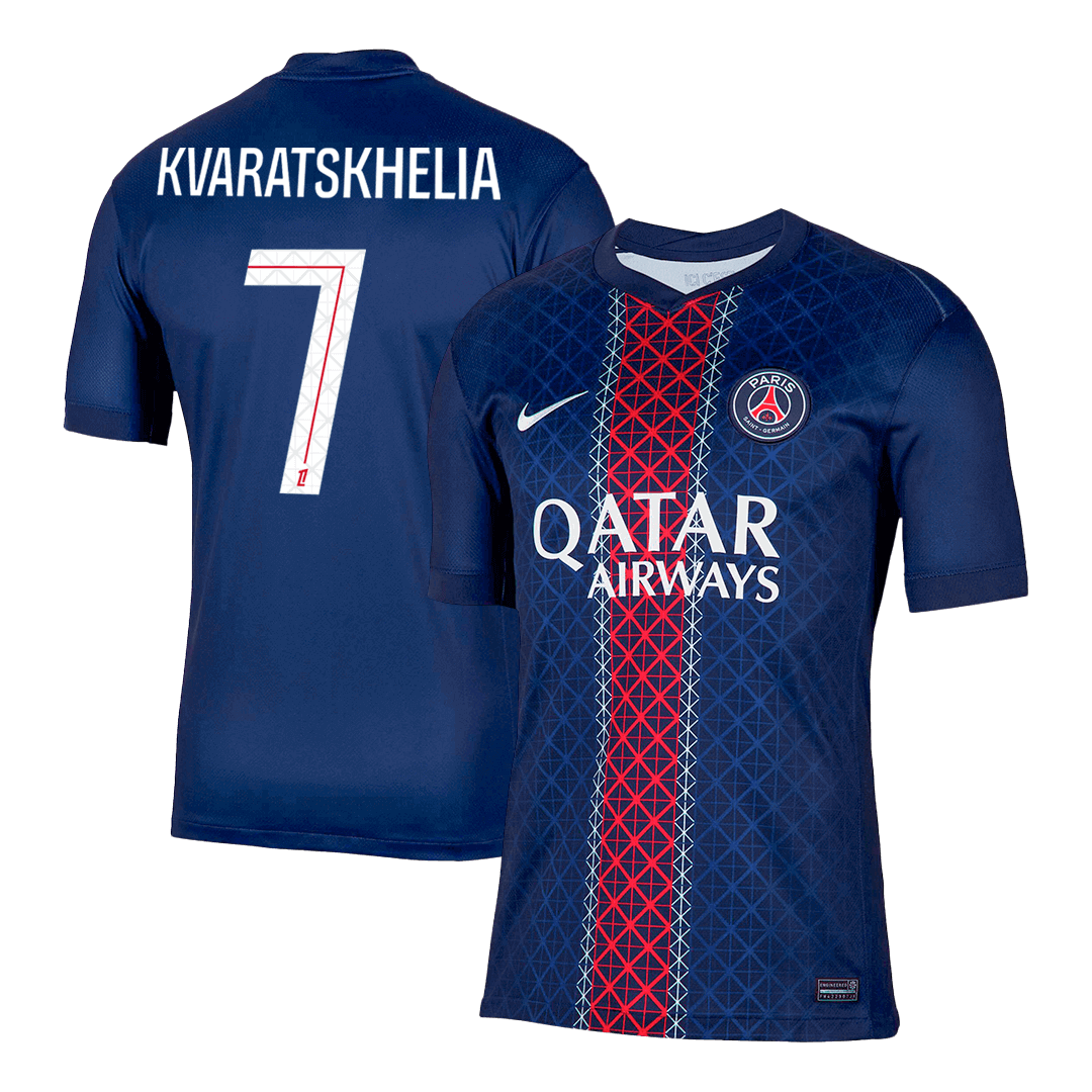 Pánský domácí fotbalový dres PSG KVARATSKHELIA #7 2025/26