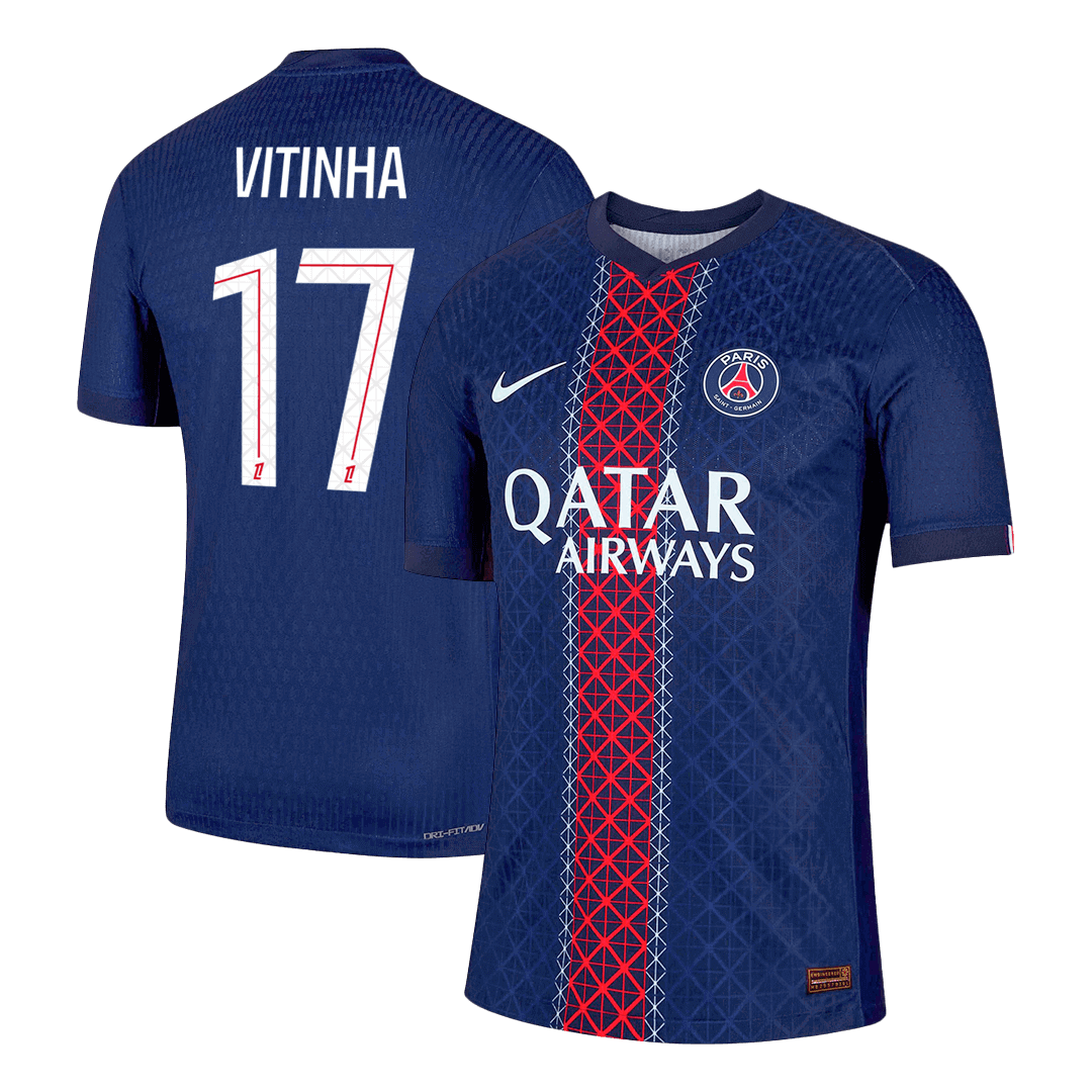 PSG VITINHA #17 Domov Fotbalový dres 2025/26 - verze pro hráče