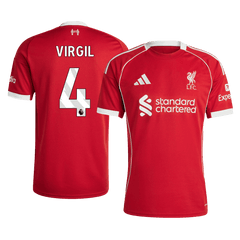 Pánský domácí fotbalový dres Liverpool VIRGIL #4 2025/26