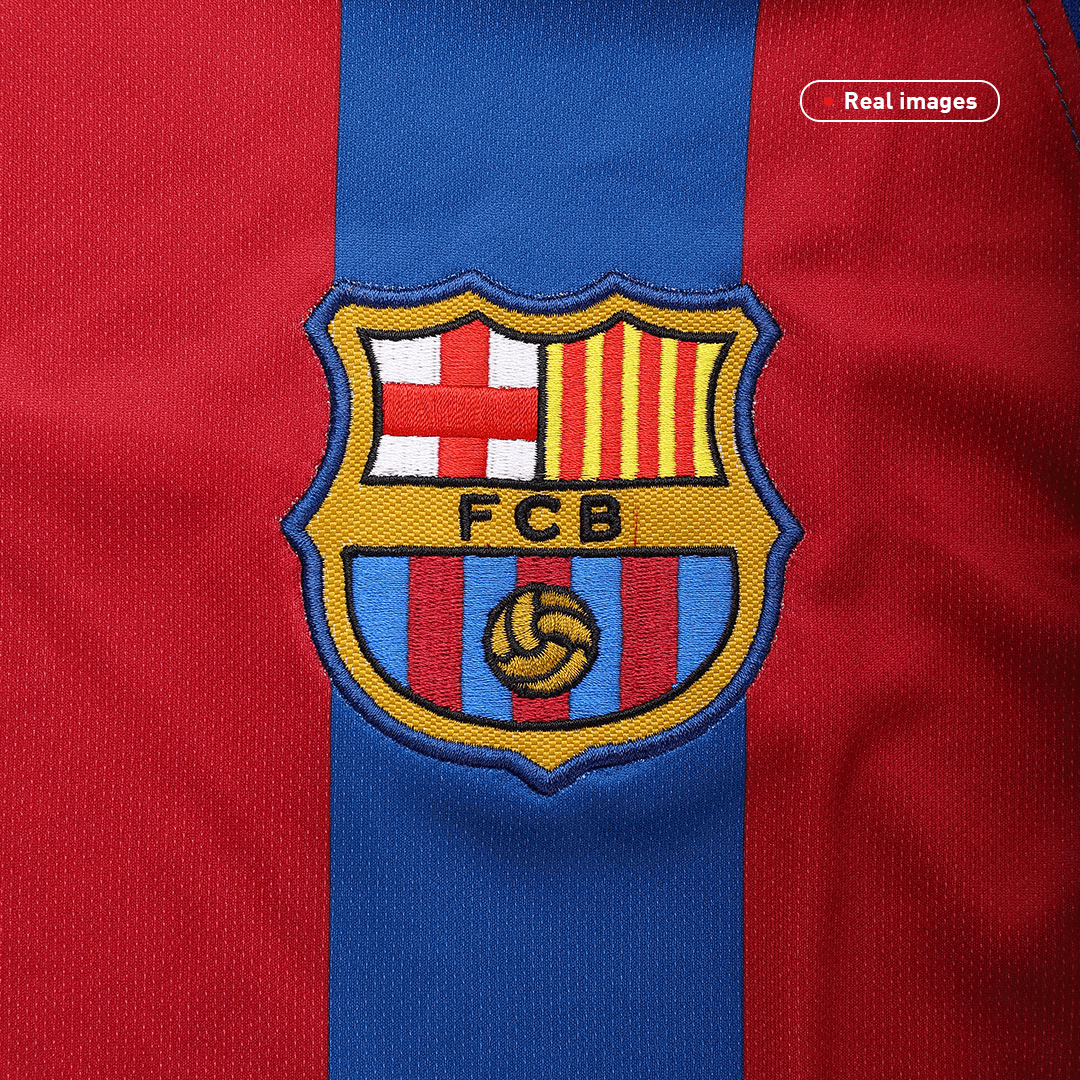 Barcelona Home Retro Football Shirt 2005/06 - UCL