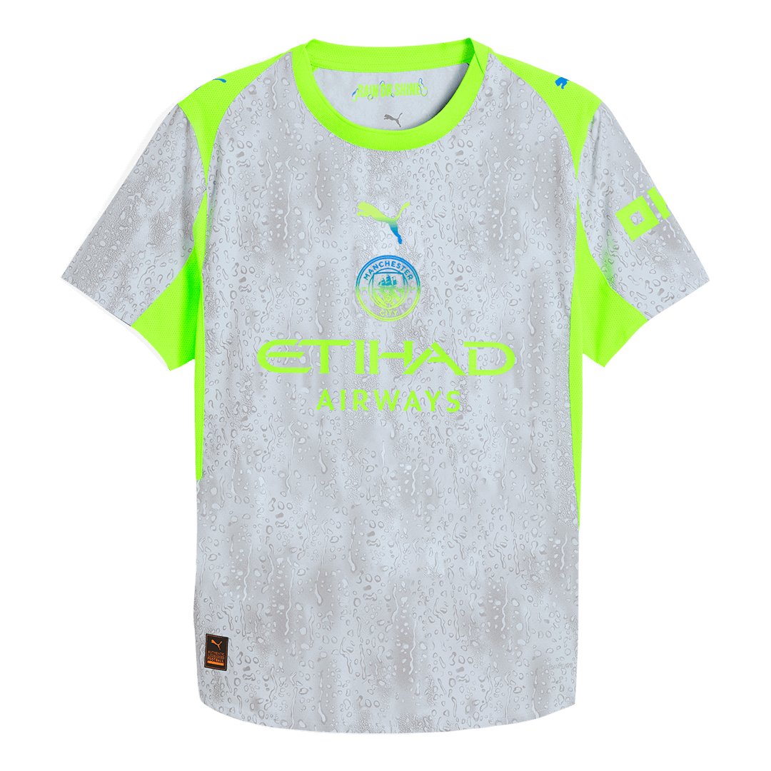 Manchester City Třetí pryč Fotbalový dres 2025/26 - verze pro hráče