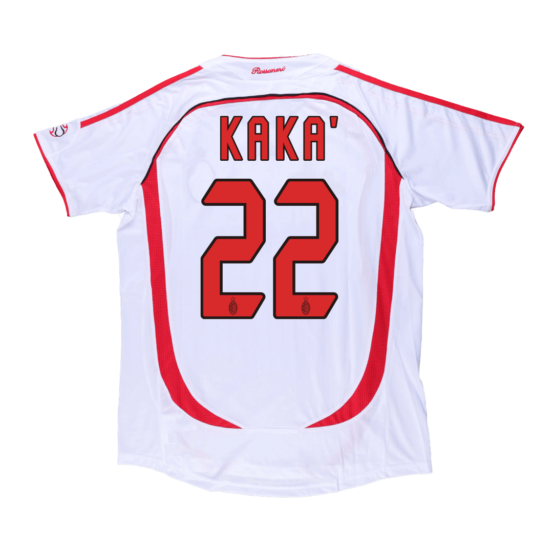 AC Milan KAKA' #22 away retro football jersey 2006/07 - UCL