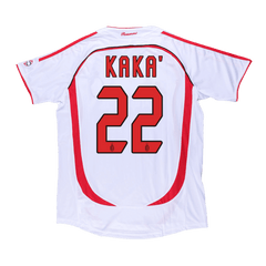 AC Milan KAKA' #22 away retro football jersey 2006/07 - UCL