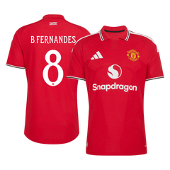 Manchester United B. FERNANDES #8 Domov Fotbalový dres 2026/27 - verze pro hráče - UCL