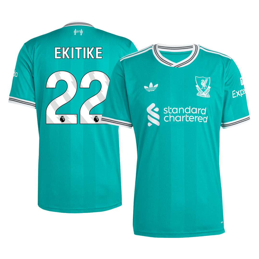 Pánské Liverpool EKITIKE #22 Třetí pryč Fotbalový dres 2025/26