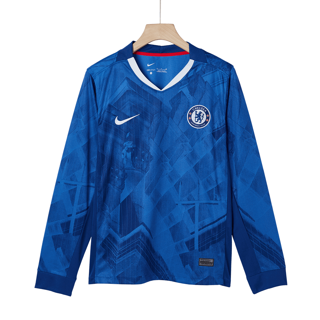 Fotbalový dres Chelsea Domácí s dlouhým rukávem 2025/26 Modrý
