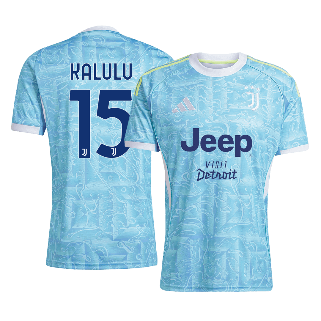 Pánské Juventus KALULU #15 Pryč Fotbalový dres 2025/26