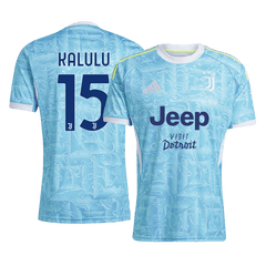 Pánské Juventus KALULU #15 Pryč Fotbalový dres 2025/26