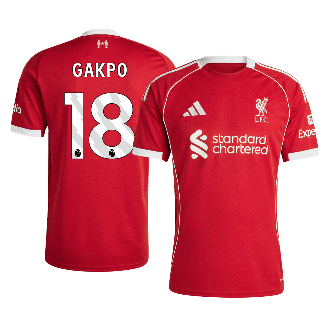 Pánské Liverpool GAKPO #18 Domov Fotbalový dres 2025/26