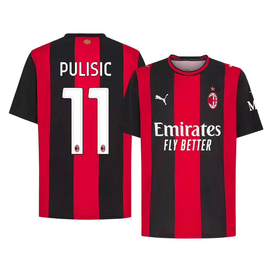 Pánské AC Milan PULISIC #11 Domov Fotbalový dres 2026/27