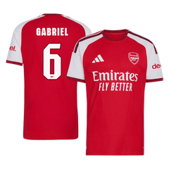 Arsenal GABRIEL #6 Domov Fotbalový dres 2026/27 - verze pro hráče - UCL
