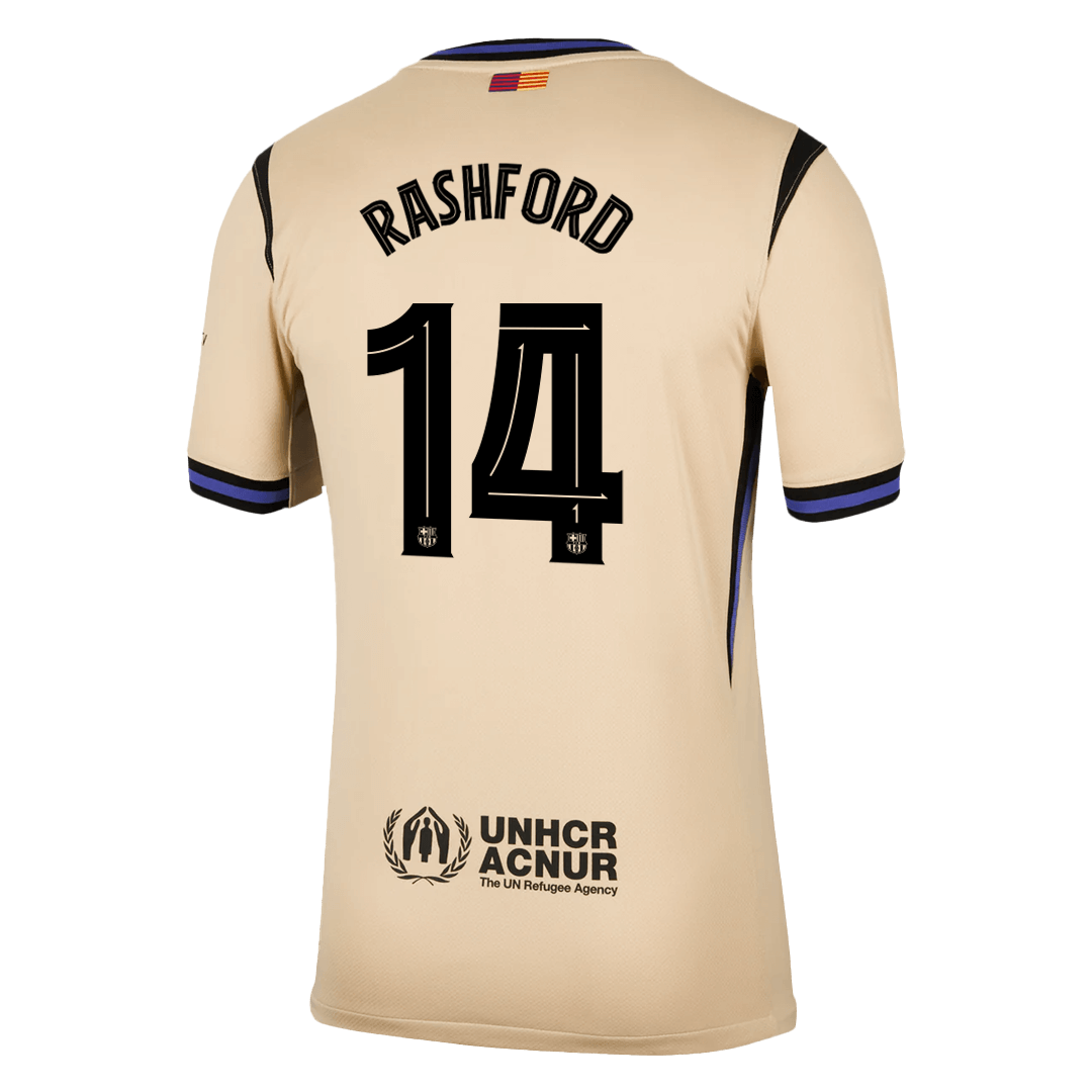 Pánský venkovní fotbalový dres Barcelona RASHFORD #14 2025/26 – UCL