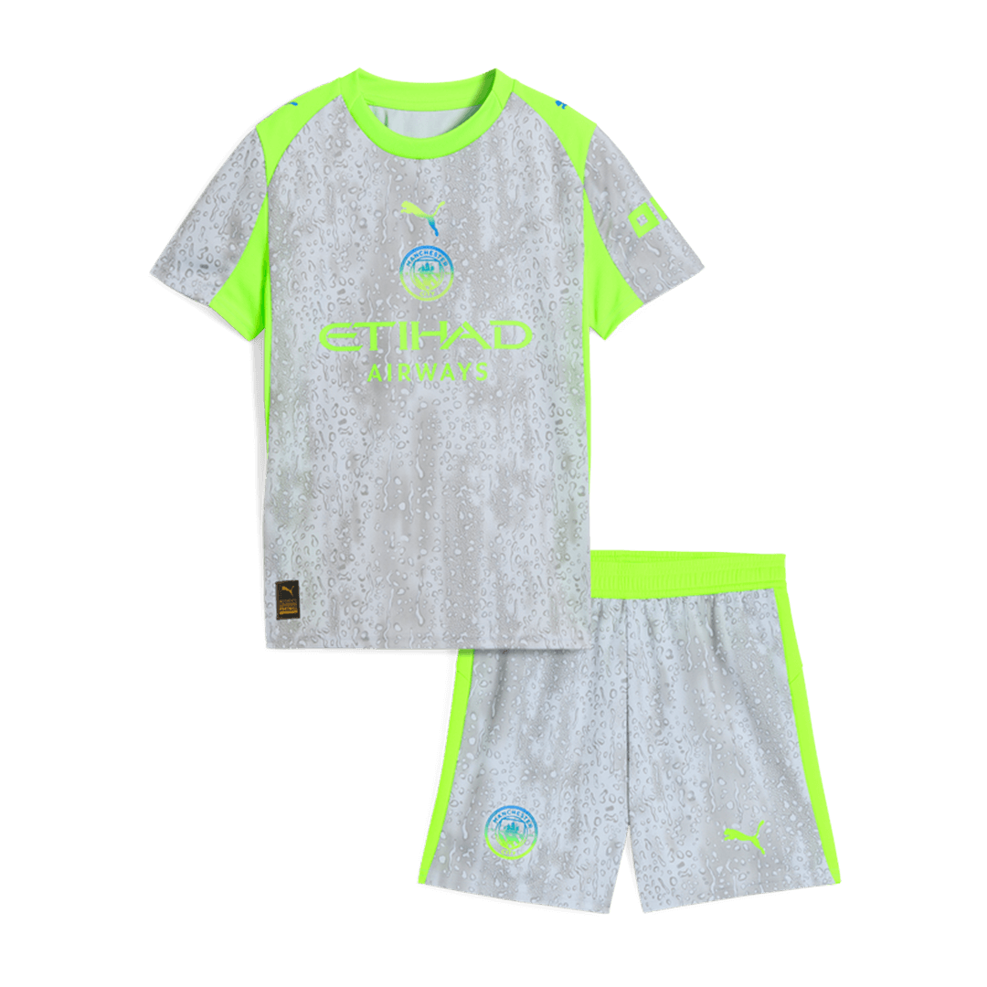 Děti Manchester City Třetí pryč Fotbalový dres 2025/26