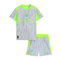 Děti Manchester City Třetí pryč Fotbalový dres 2025/26