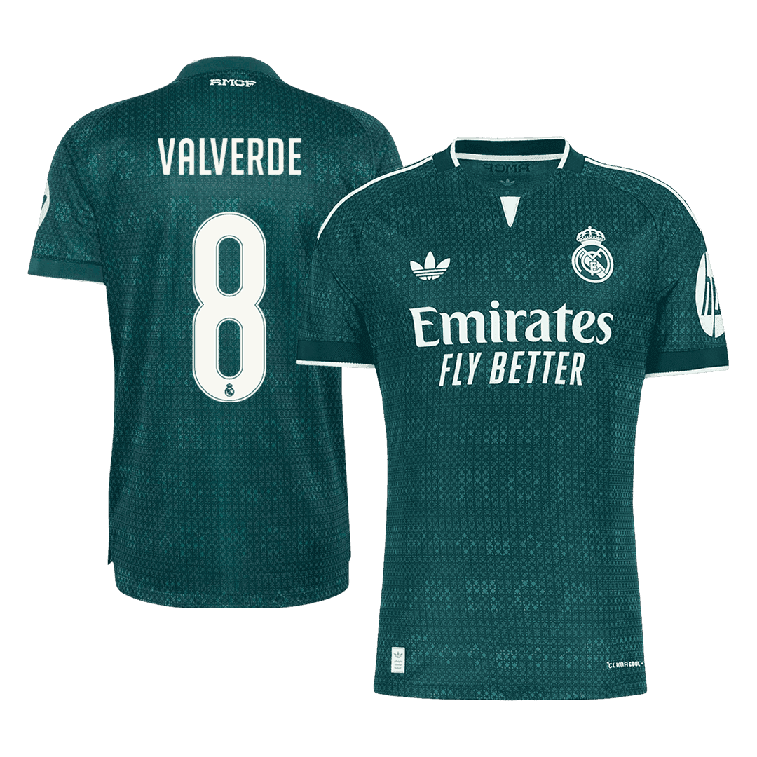 Real Madrid VALVERDE #8 Pryč Fotbalový dres 2026/27 - verze pro hráče
