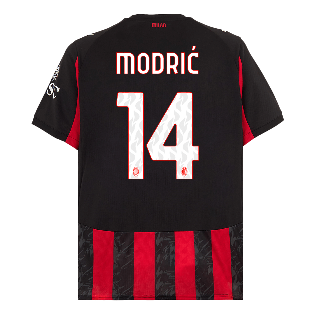 Muži AC Milán MODRIĆ #14 domácí fotbalový dres 2025/26