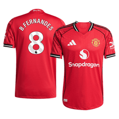Manchester United B.FERNANDES #8 Domácí Fotbalový dres 2025/26 – verze pro hráče