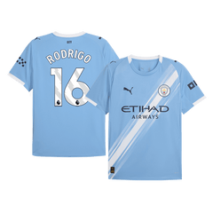 Pánský domácí fotbalový dres Manchester City RODRIGO #6 2025/26