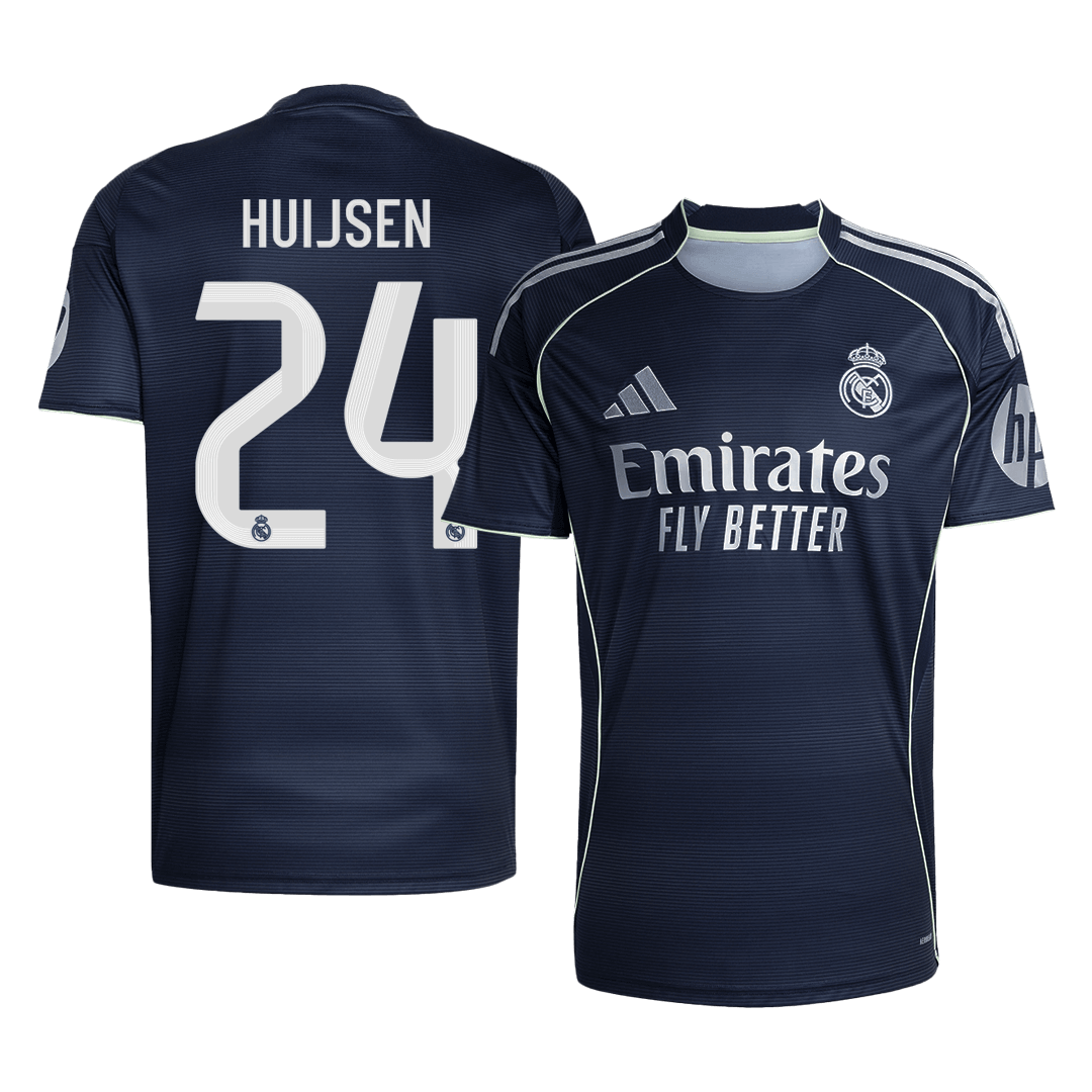 Real Madrid HUIJSEN #24 Men's Away Football Jersey 2025/26