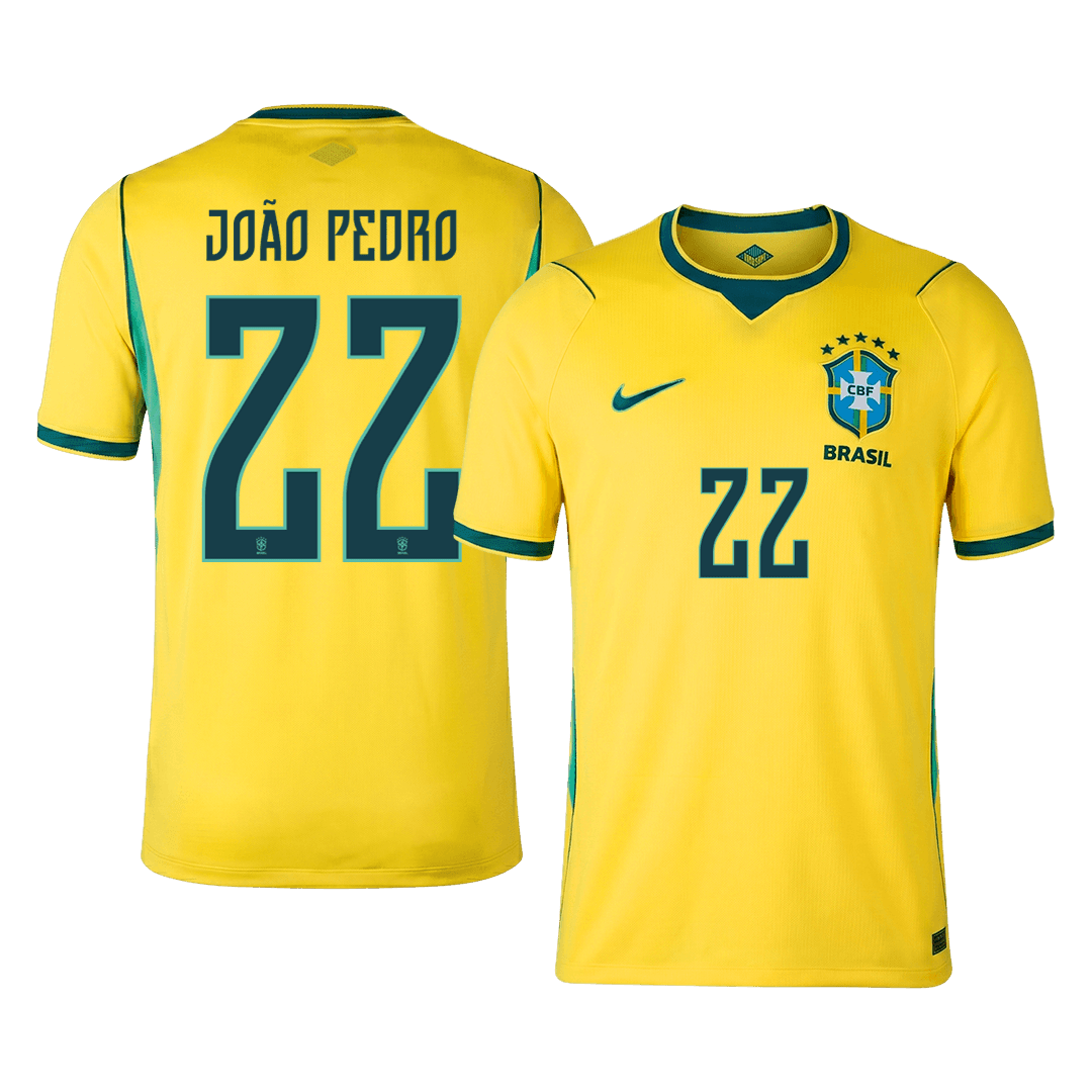 Pánské Brazil JOÃO PEDRO #22 Domov Fotbalový dres Mistrovství světa 2026