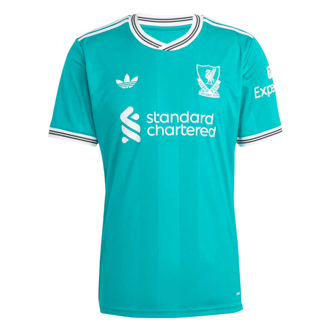 Pánské Liverpool M.SALAH #11 Třetí pryč Fotbalový dres 2025/26