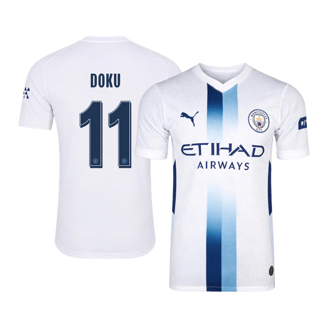 Manchester City DOKU #11 Třetí pryč Fotbalový dres 2026/27 - verze pro hráče - UCL
