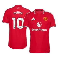 Manchester United CUNHA #10 Domov Fotbalový dres 2026/27 - verze pro hráče