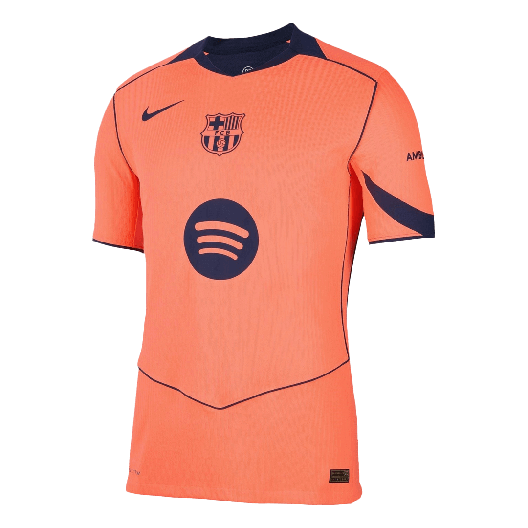 Barcelona F.DE JONG #21 Třetí pryč Fotbalový dres 2025/26 - verze pro hráče - UCL
