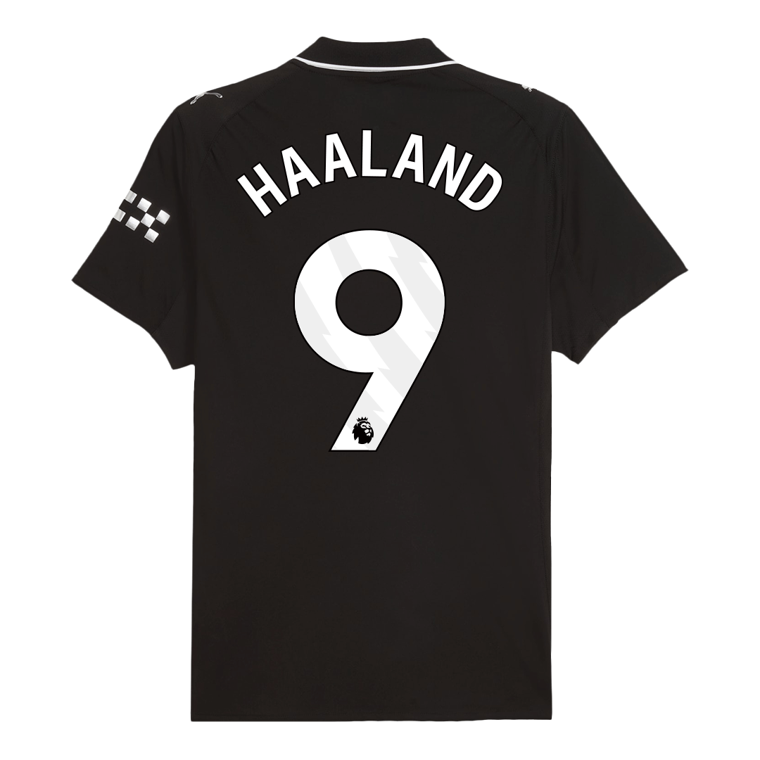 Manchester City HAALAND #9 Venkovní fotbalový dres 2025/26 – verze pro hráče