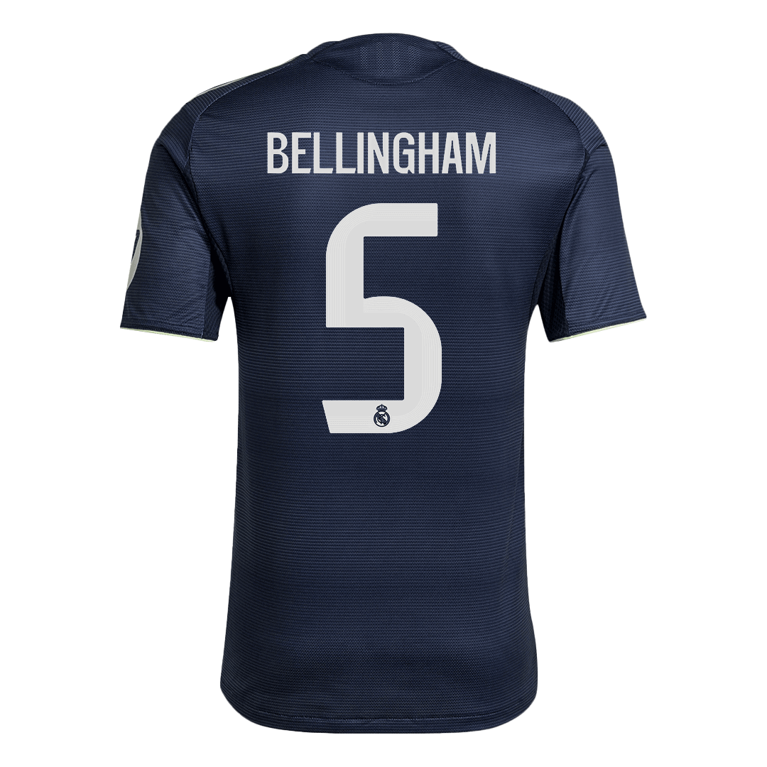 Venkovní fotbalový dres Real Madrid BELLINGHAM #5 2025/26 – verze pro hráče