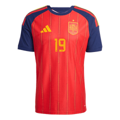 Spain LAMINE YAMAL #19 Domov Fotbalový dres Mistrovství světa 2026 - verze pro hráče