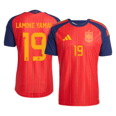 Spain LAMINE YAMAL #19 Domov Fotbalový dres Mistrovství světa 2026 - verze pro hráče
