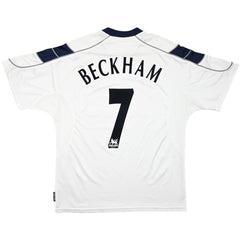 Manchester United BECKHAM #7 Pryč Retro fotbalový dres 2000/01