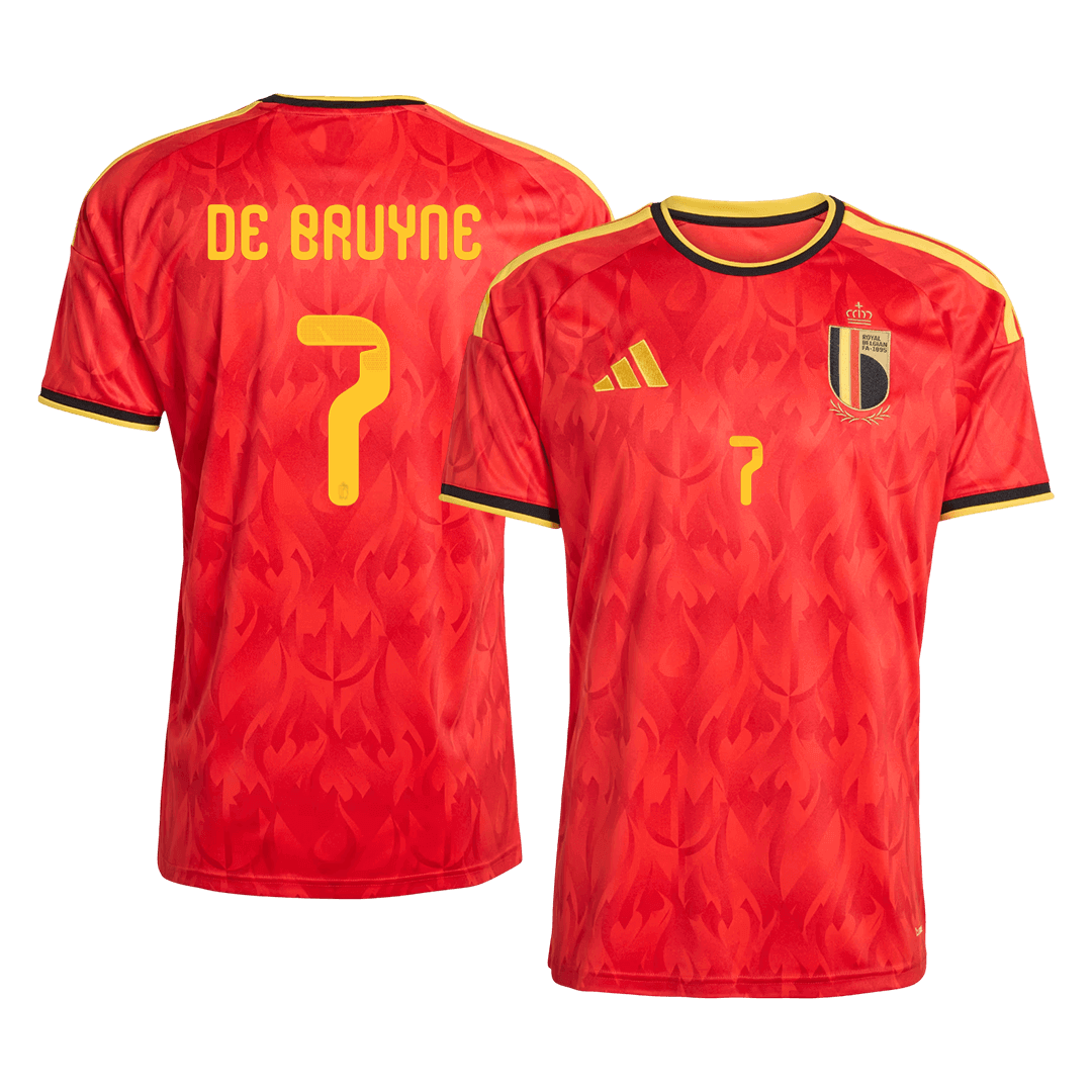 Pánské Belgium DE BRUYNE #7 Domov Fotbalový dres Mistrovství světa 2026