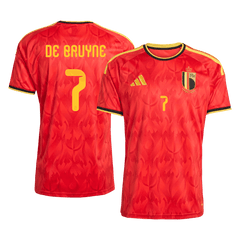 Pánské Belgium DE BRUYNE #7 Domov Fotbalový dres Mistrovství světa 2026