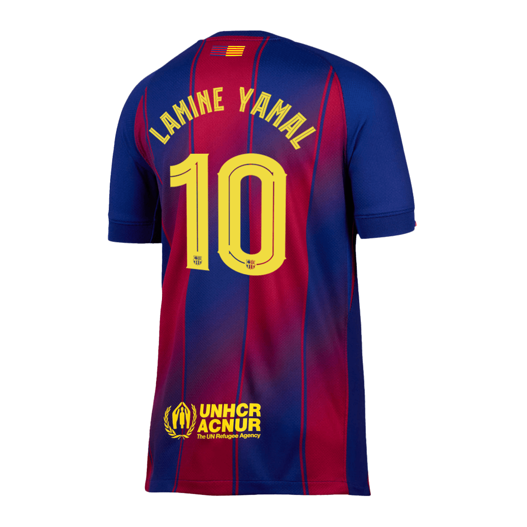 Barcelona LAMINE YAMAL #10 Men's Home Football Jersey 2025/26 – UCL