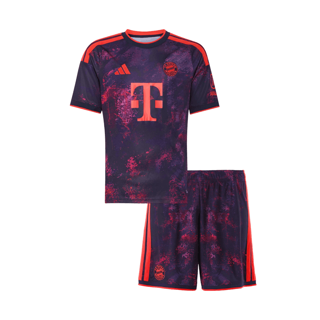 Děti Bayern Munich Třetí pryč Fotbalový dres Kit(dres + šortky) 2026/27