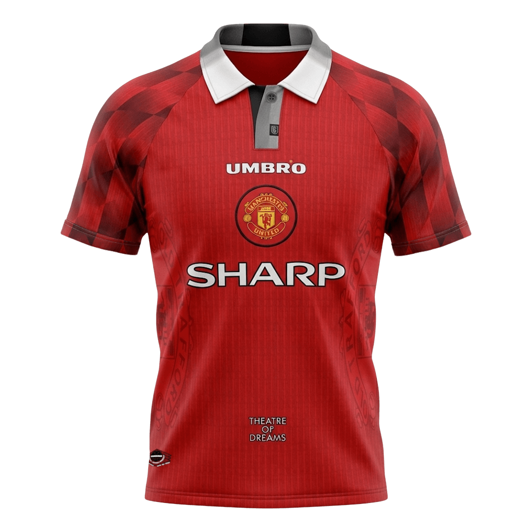 Manchester United Domov Retro fotbalový dres 1996/97
