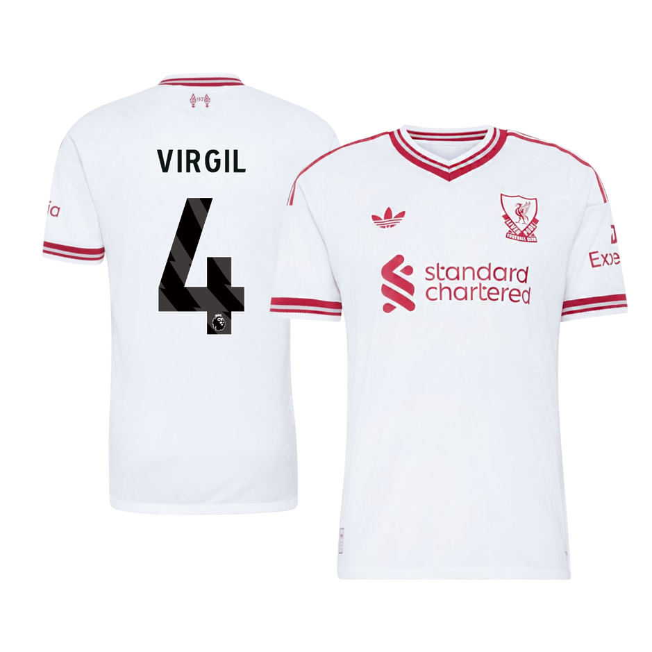 Liverpool VIRGIL #4 Pryč Fotbalový dres 2026/27 - verze pro hráče