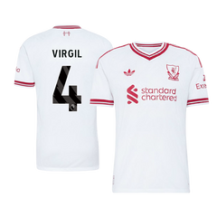 Liverpool VIRGIL #4 Pryč Fotbalový dres 2026/27 - verze pro hráče