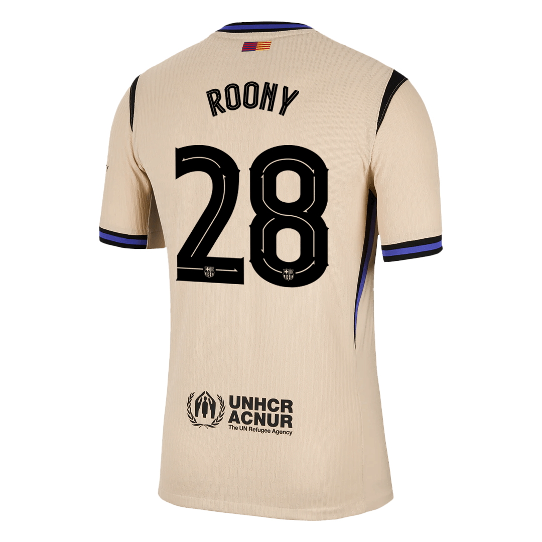 Barcelona ROONY #28 Pryč Fotbalový dres 2025/26 - verze pro hráče - UCL
