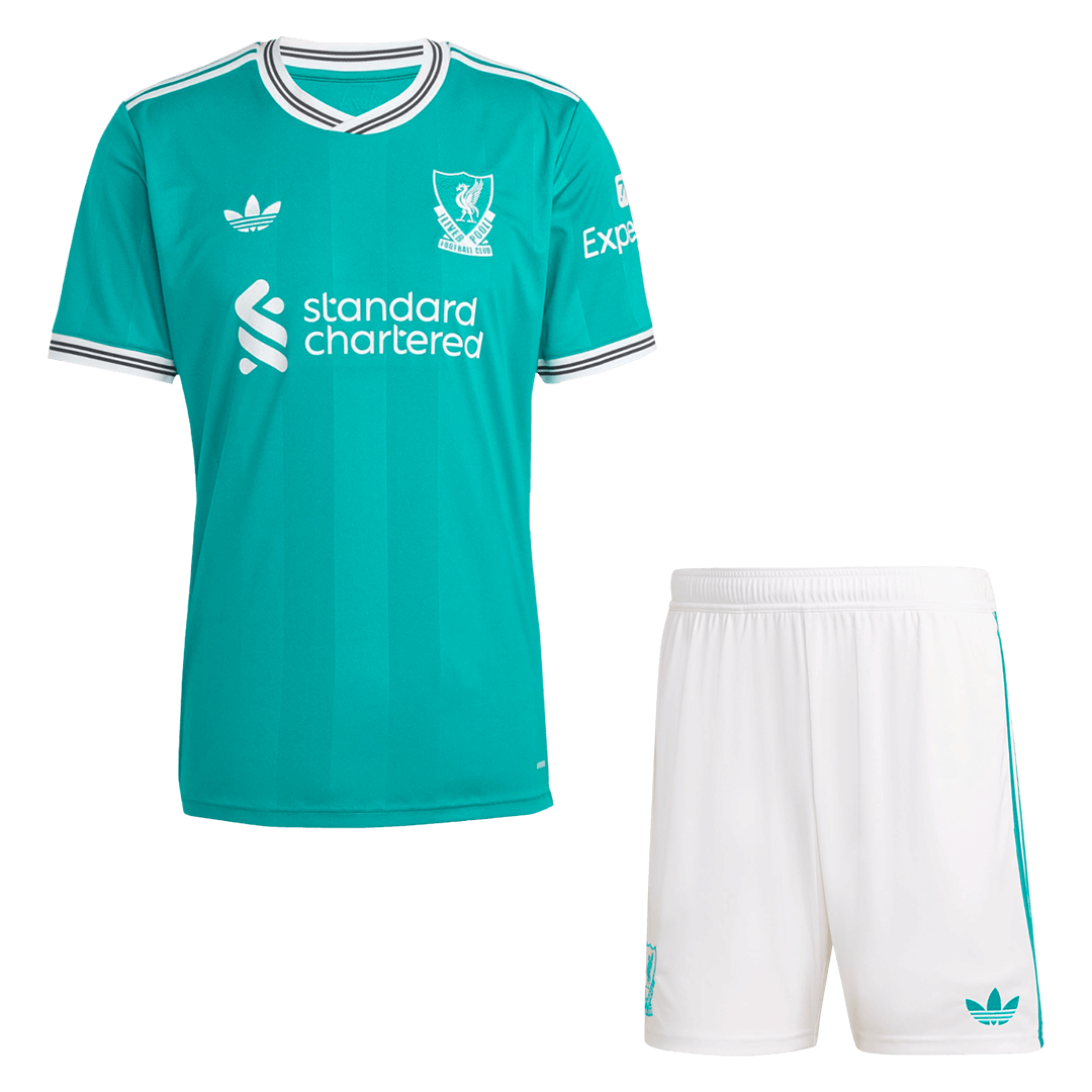 Pánské Liverpool Třetí pryč Fotbalový dres Kit 2025/26